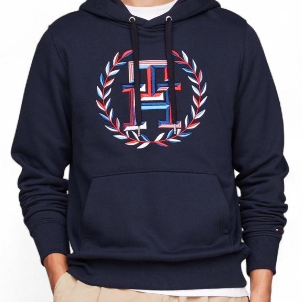 Tommy Hilfiger Navy Sweatshirt with Logo
